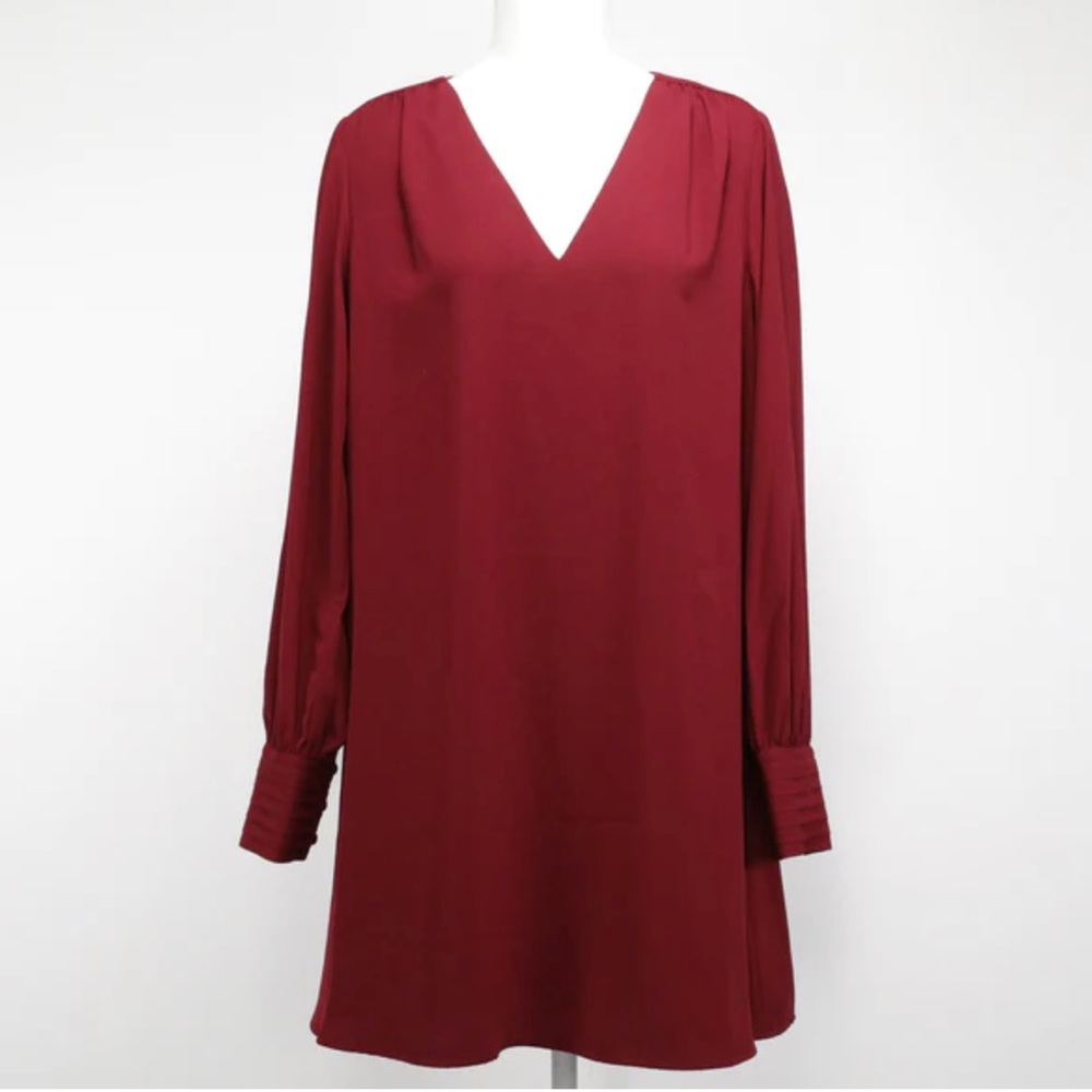 ⏳EUC- A New Day Pleated Cuff Swing Dress